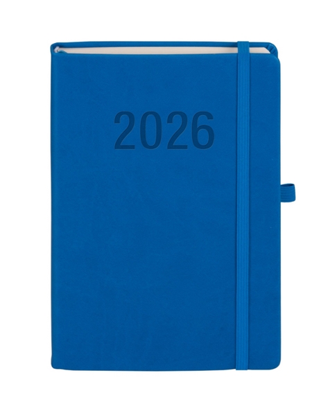 Kalendarz książkowy A5 DNS Memofix niebieski Antra